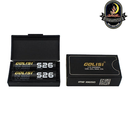 Golisi S26 18650 2 Pack | Golisi | Skyline Vape & Smoke Lounge | South Africa