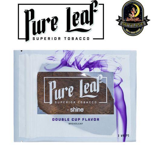 Pure Leaf Tobacco Wraps Double Cup | Shine Rolling Papers | Skyline Vape & Smoke Lounge | South Africa