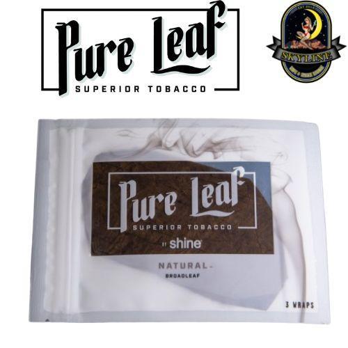 Pure Leaf Tobacco Wraps Natural | Shine Rolling Papers | Skyline Vape & Smoke Lounge | South Africa