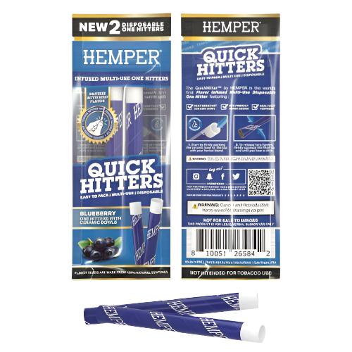 Quick Hitters Blueberry Multi-Use Disposable One Hitter | Hemper USA | Skyline Smoke Company | South Africa