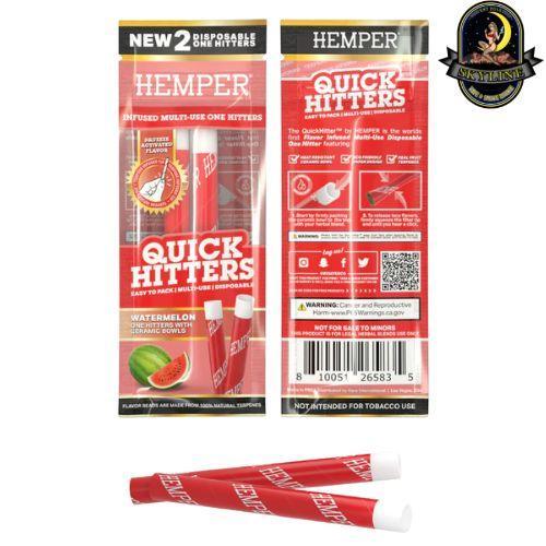 Quick Hitters Watermelon Multi-Use Disposable One Hitter | Hemper USA | Skyline Vape & Smoke Lounge | South Africa