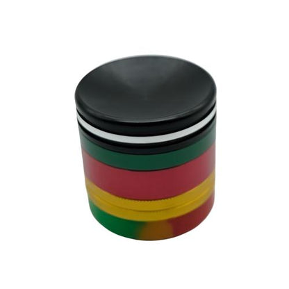 Rasta 5 Piece Grinder With Dab Storage | Skyline Smoke Shop | Skyline Smoke Company | South Africa