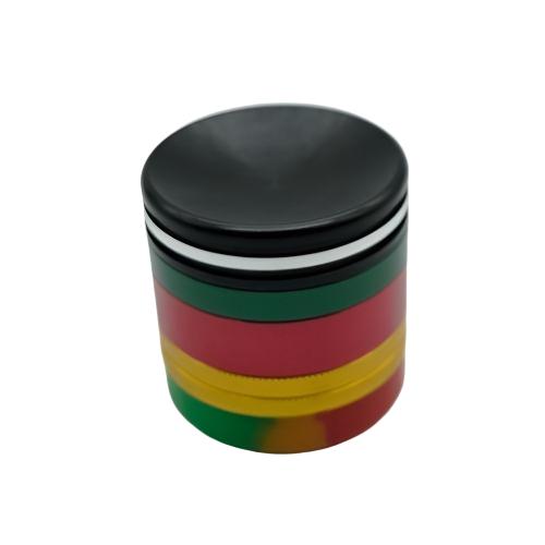 Rasta 5 Piece Grinder With Dab Storage | Skyline Smoke Shop | Skyline Smoke Company | South Africa