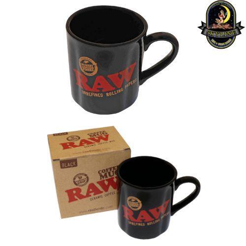 RAW Black Ceramic Mug | RAW | Skyline Vape & Smoke Lounge | South Africa