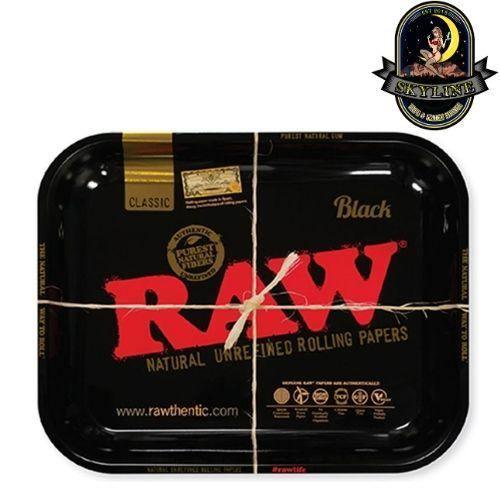RAW Black Medium Rolling Tray | RAW | Skyline Vape & Smoke Lounge | South Africa