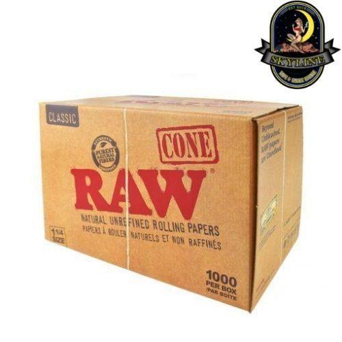 RAW Classic 1¼ Cones 1000 Bulk Box | RAW | Skyline Vape & Smoke Lounge | South Africa
