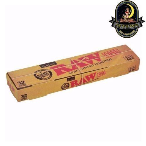 RAW Classic 1¼ Cones Box Of 32 | RAW | Skyline Vape & Smoke Lounge | South Africa