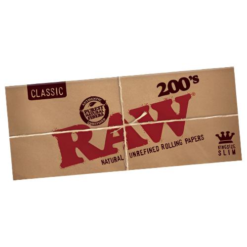 RAW Classic Creaseless Kingsize Slim 200s | Skyline Smoke Shop | South Africa