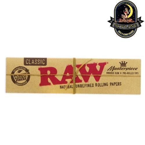 RAW Classic Masterpiece Kingsize Slim With Pre-Rolled Tips | RAW | Skyline Vape & Smoke Lounge | South Africa