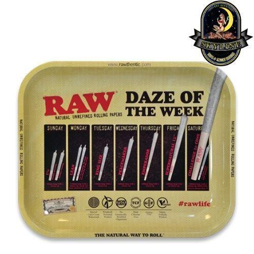 Raw Daze Of The Week Rolling Tray | RAW | Skyline Vape & Smoke Lounge | South Africa