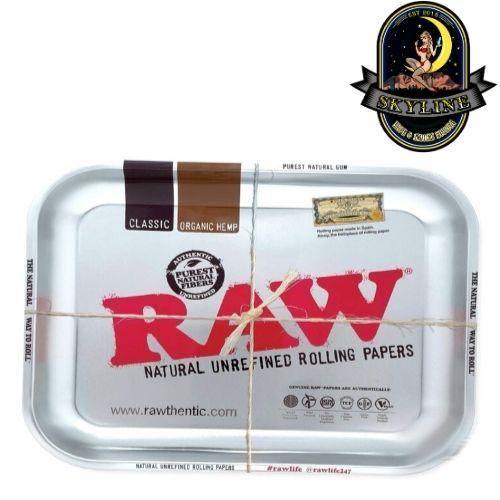 RAW Silver Rolling Tray (Limited Edition) | RAW | Skyline Vape & Smoke Lounge | South Africa