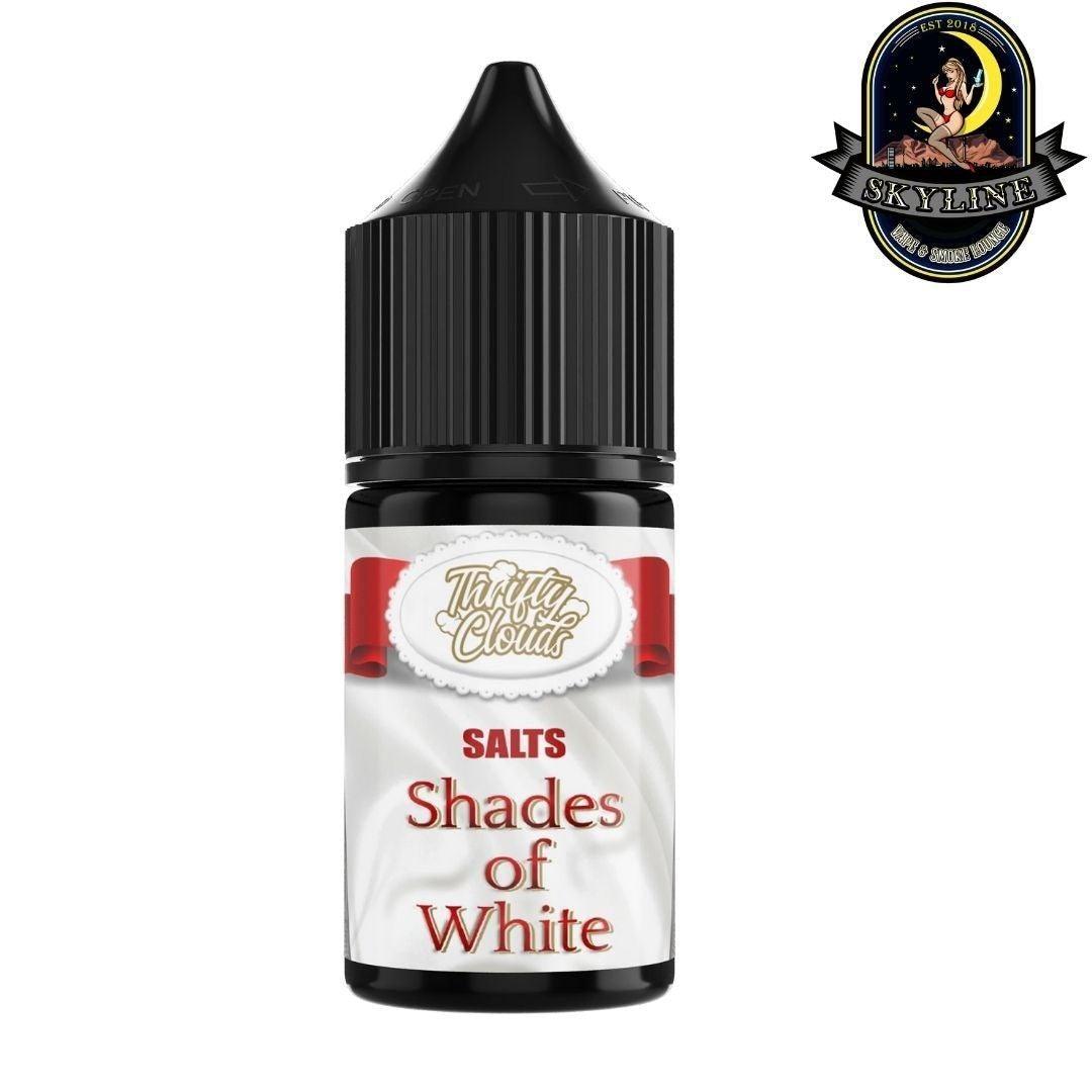 Thrifty Clouds Shades Of White Salts | Bewolk Industries | Skyline Vape & Smoke Lounge | South Africa