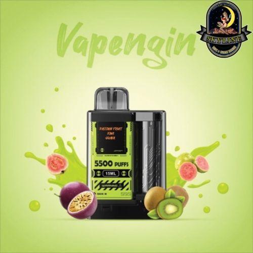 Vapengin 5500 Puff Rechargeable Passion Fruit Kiwi Guava Disposable Vape | Vapengin | Skyline Vape & Smoke Lounge | South Africa