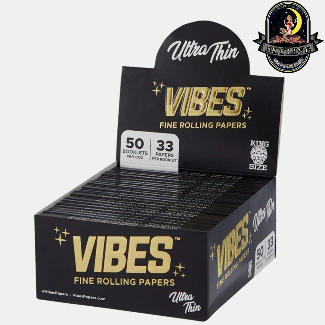 Vibes Ultra Thin Papers Kingsize Slim | Vibes Papers | Skyline Vape & Smoke Lounge | South Africa