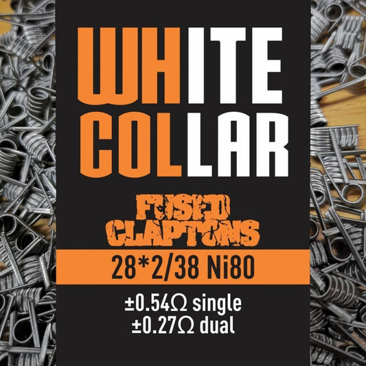 White Collar Coils Orange Fused Claptons | White Collar Coils | Skyline Smoke Company | South Africa